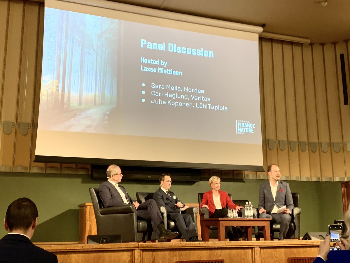 ”It’s been a positive awareness journey getting #biodiversity into the discussion alongside #climate” says <a href="/veritas_fi/">Veritas Eläkevakuutus</a> CEO <a href="/Calle_Haglund/">Carl Haglund</a> #FinanceNatureSummit