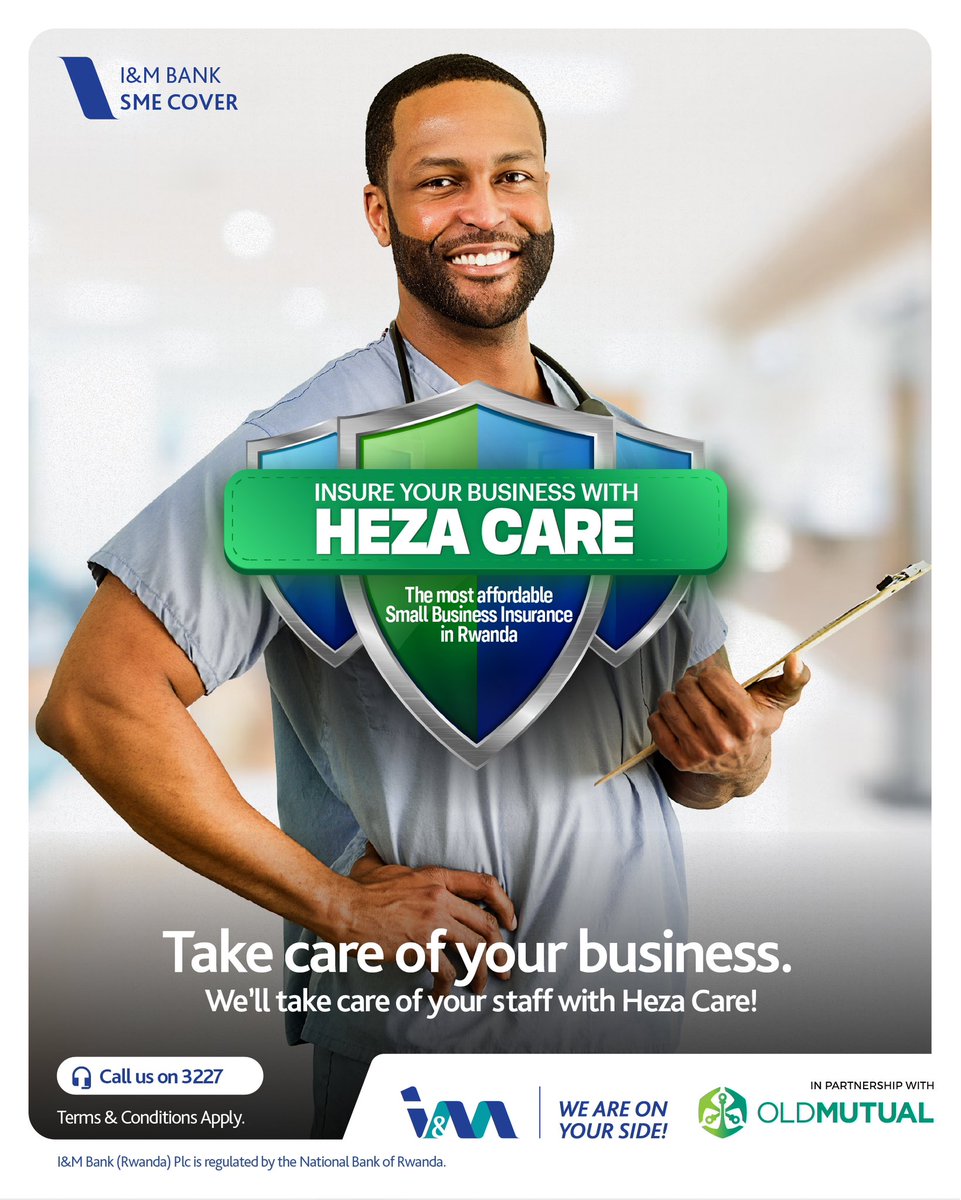 imbankrw's tweet photo. Soak in some Monday fresh air and watch your business skyrocket because our #HezaCare is your staff’s ultimate shield!🛡️ Did we mention that it’s the most affordable on the market? Call us TODAY, and let's show you what true coverage looks like!
#ProtectwithIM #OldMutual https://t.co/P5cKaF9N6p