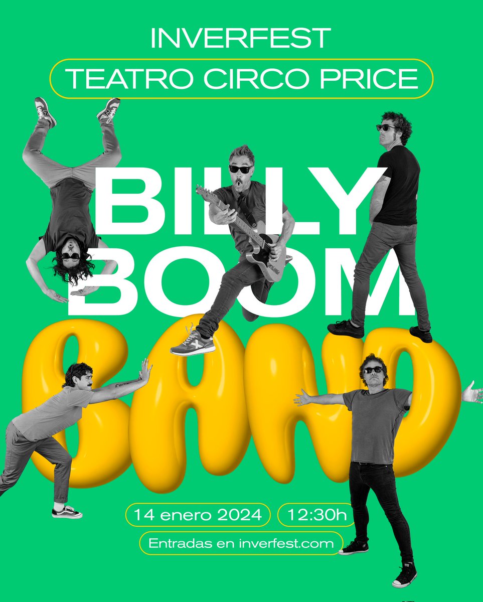 Last call para vernos en enero en <a href="/Inverfest/">Inverfest</a>  en el <a href="/circoprice/">Teatro Circo Price</a> 😎 Qué temas de #Desobediente te gustaría que sonarán? Os leemos 🤩