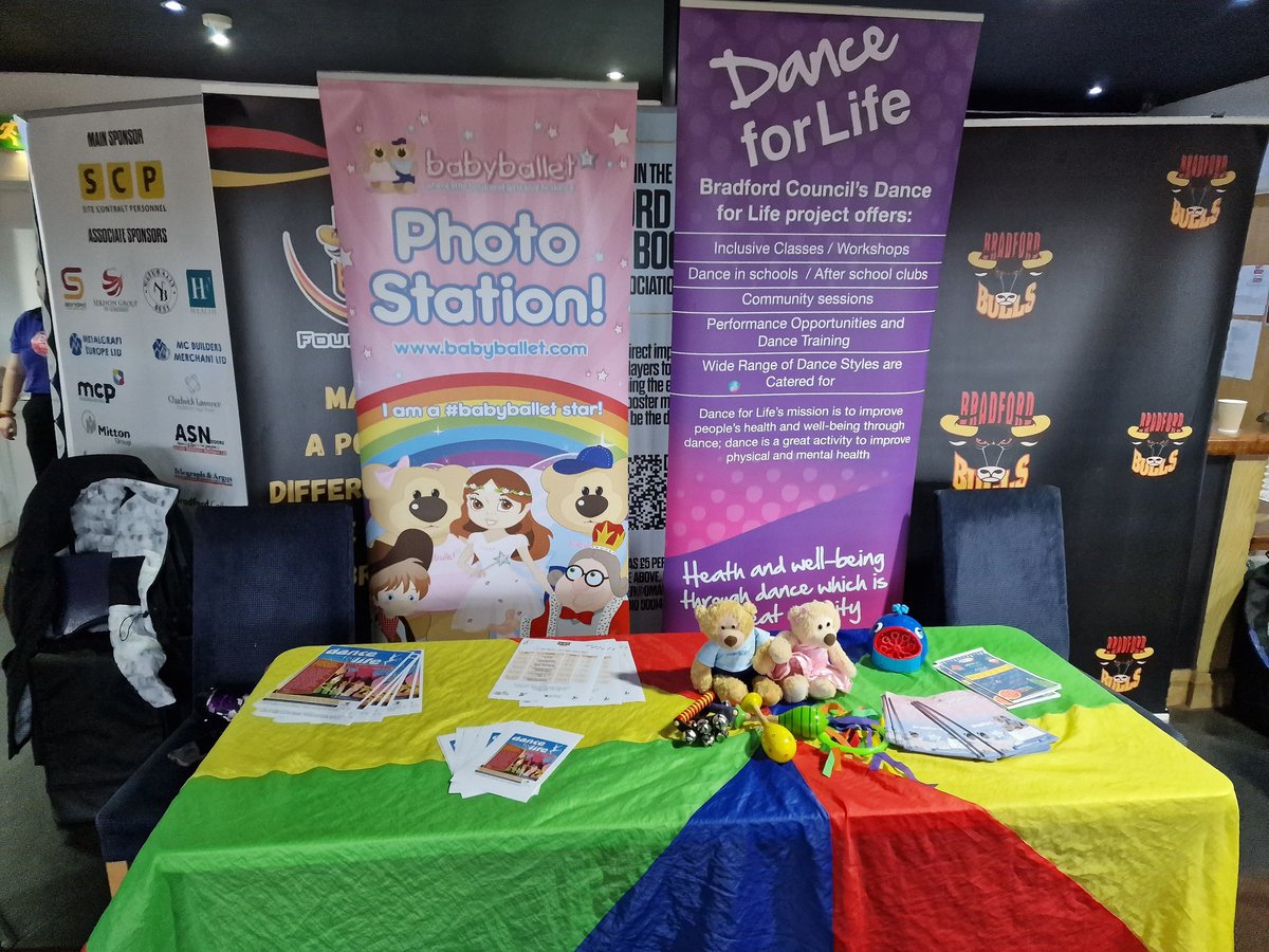 We've teamed up with Baby Ballet Bradford to deliver a work shop at the @BetterStartBfd #BabyWeekBradford event at Odsal Stadium. 
Come and join us at 12.30 for some dancing 🥳