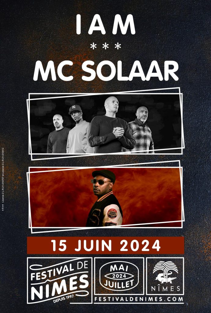 IAM et MC Solaar rejoignent l'affiche du @FestivalDeNimes 2024 ! 📅 15 juin 2024 🎫 Soyez les premiers à réserver : bit.ly/3SVLYBs