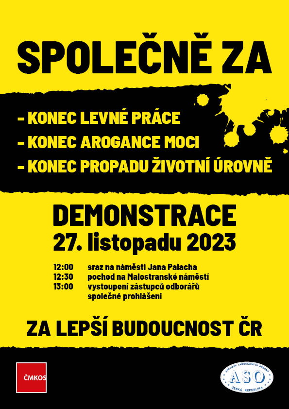 BREAKING: Next Monday, 27 November, Czech trade unions (@odbory) are going on strike. As the government has failed to support workers against unprecedented inflation and doubled down on austerity, Czech workers are mobilising as part of our European campaign against austerity.