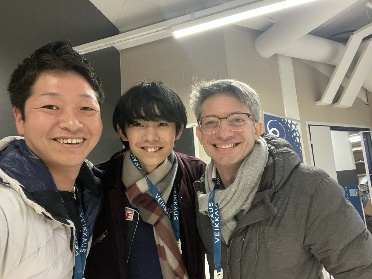 toshi_0702's tweet photo. #グランプリシリーズ フィンランド大会🇫🇮

応援有難うございました！

何とか終えることができました
本当によく頑張りました👏

今大会での経験と収穫を生かしサポートし続けていきます🔥

#GPFigure
#GPEspoo 
#島田高志郎 
#koshiroshimada
#スポーツトレーナー
#フィギュアスケート
#teamchampéry https://t.co/VfpQ4FeIPV