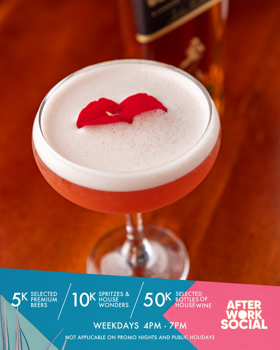 thealchemistkla's tweet photo. If you’re looking to cool off after work, we’ve got a good deal for you.🍹 #AfterWorkSocial #HappyHour

- 5k Selected Premium Beers
- 10k House Wonders &amp; Spritzes
- 50k Selected Bottles of House Wine https://t.co/7NsP8AdJco