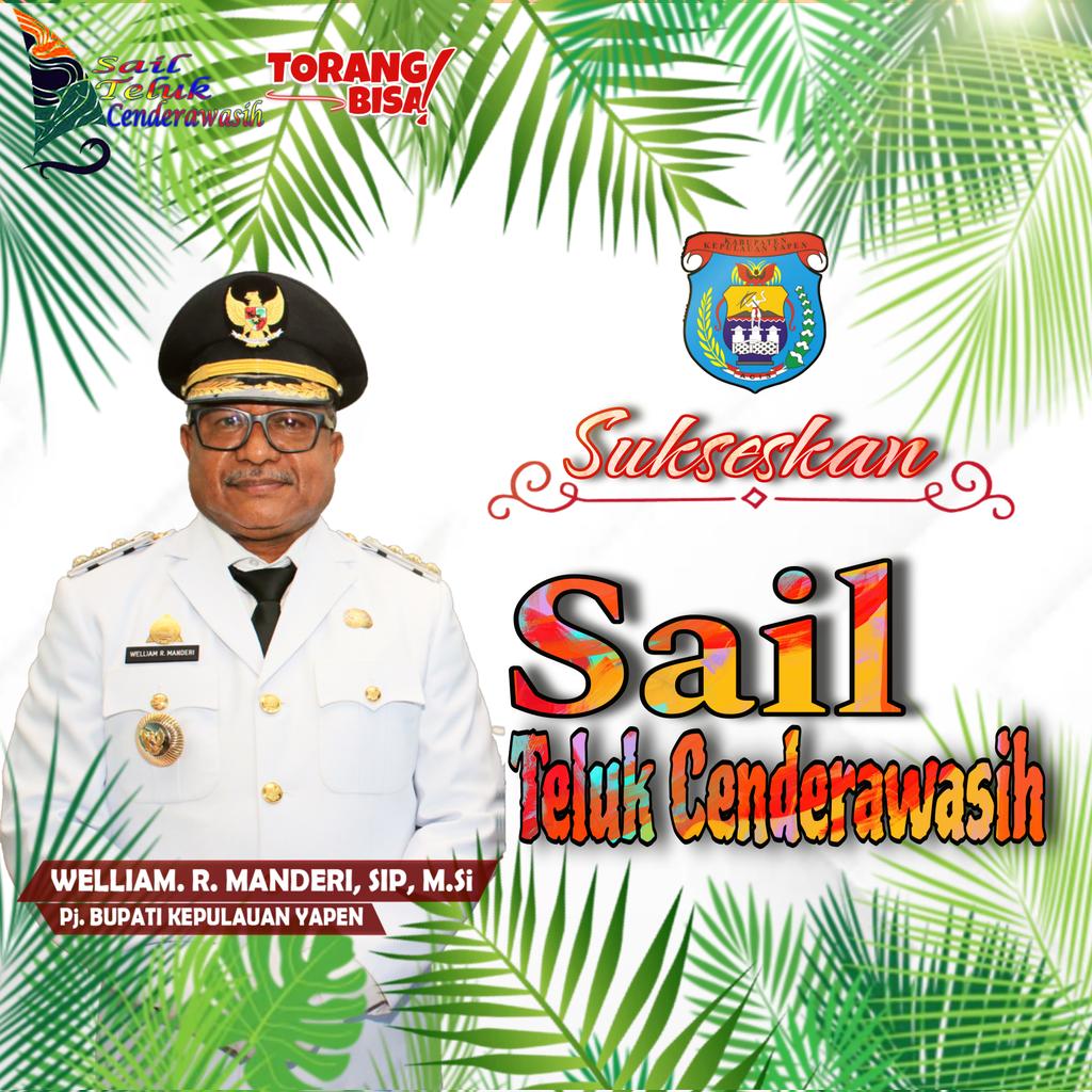 Sukseskan Sail Teluk Cenderawasih.
#STC