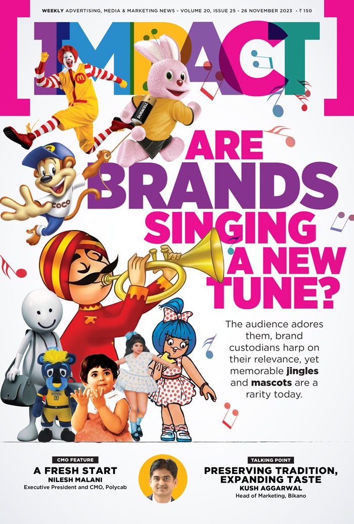 This week on #IMPACT, we are discussing #jingles and #mascots, while questioning their relevance in today's #Digital era. More on impactonnet.com/cover-story/wh… Our cover page also features Nilesh Malani & Kush Aggarwal. Watch this space for more! @PolycabIndia @BikanoWorld #e4m