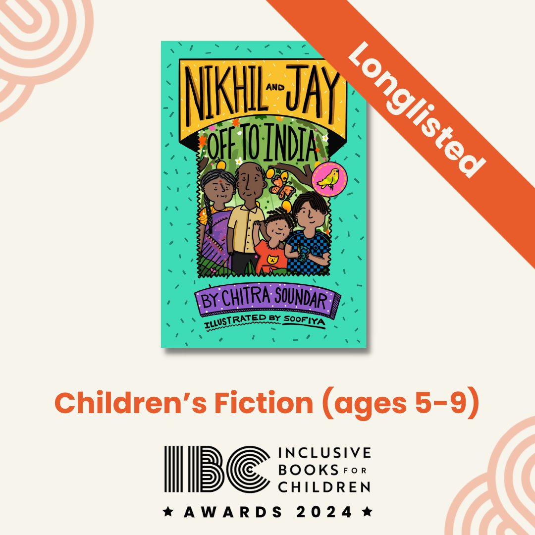 We are thrilled to announce that Nikhil and Jay: Off to India has been longlisted for the Inclusive Books for Children Awards in the Children’s Fiction category. Congratulations @csoundar @Soofiya !

Out now in paperback👉
otterbarrybooks.com/books/nikhil-a…
@IBCplatform #IBCawards2024