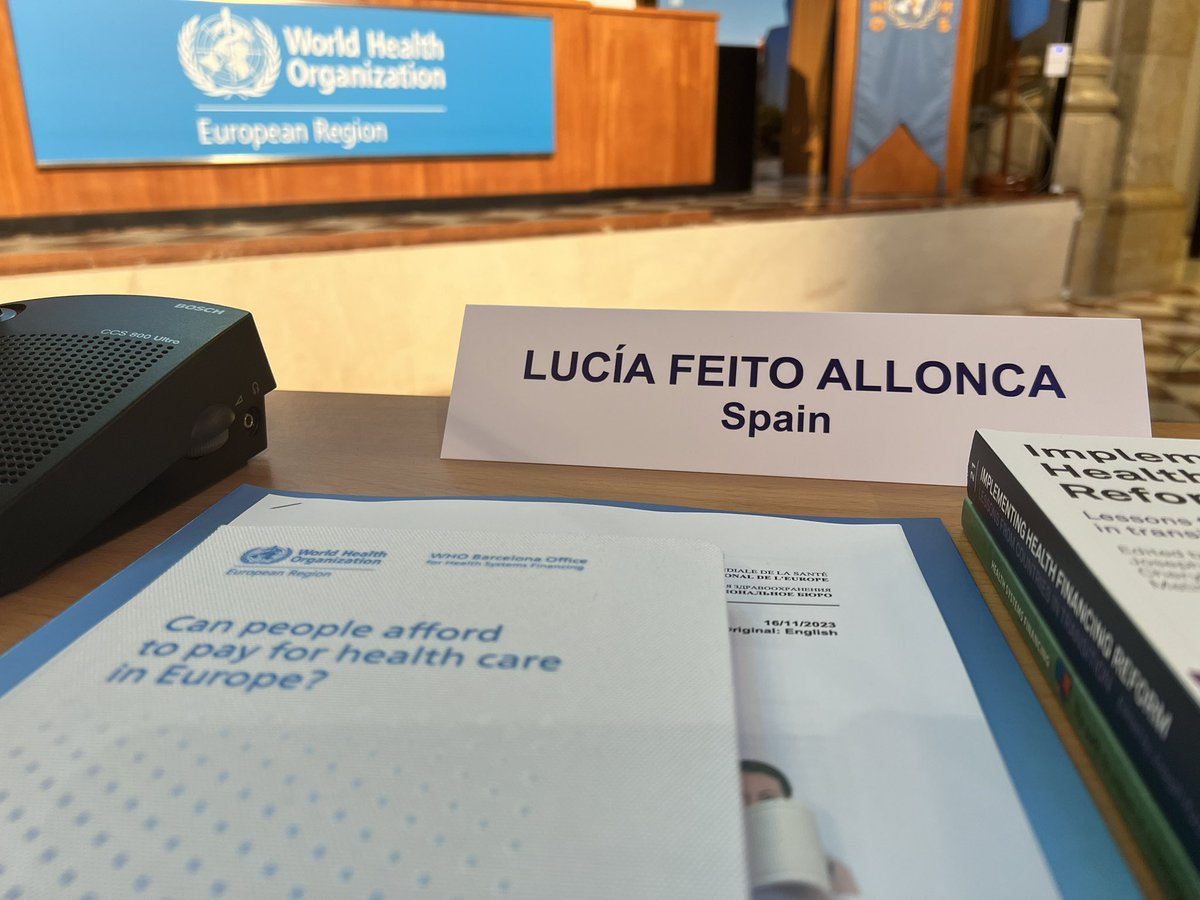 #healthfinancing for #UHC #BuildCapacity4Health #WHOBarcelona @WHO_Europe