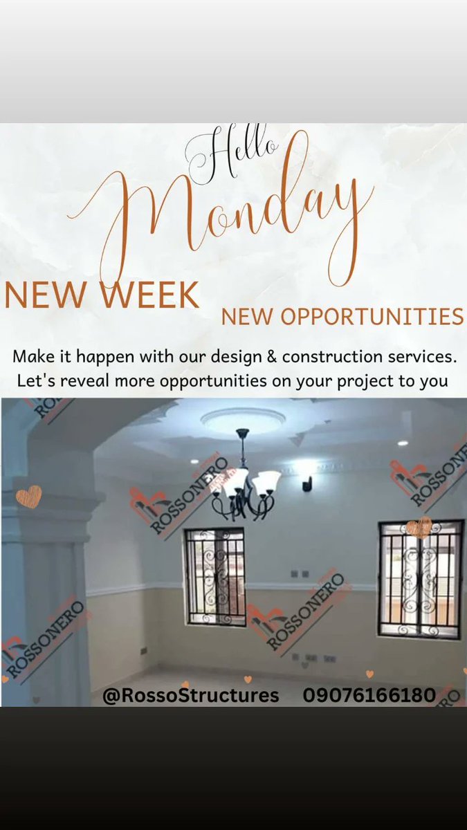 RossoStructures's tweet photo. Many treasures remain hidden until it's unlocked by those with the key. Move closer, let's reveal and unlock the hidden treasure in your proposed project through our design, construction& management services.
#rossostructures #rossomatics #rossoneering #nigeriansinusa #lagoshomes https://t.co/huBWhcisiw
