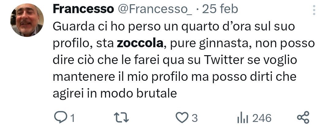 crisscolfereyes's tweet photo. “io non sono #FilippoTuretta” e poi ha la classica sintomatologia del cesso misogino e codardo: lui, che tanto non si doveva vergognare, qua su twitter non esiste magicamente più. https://t.co/gMhgCqsJD9