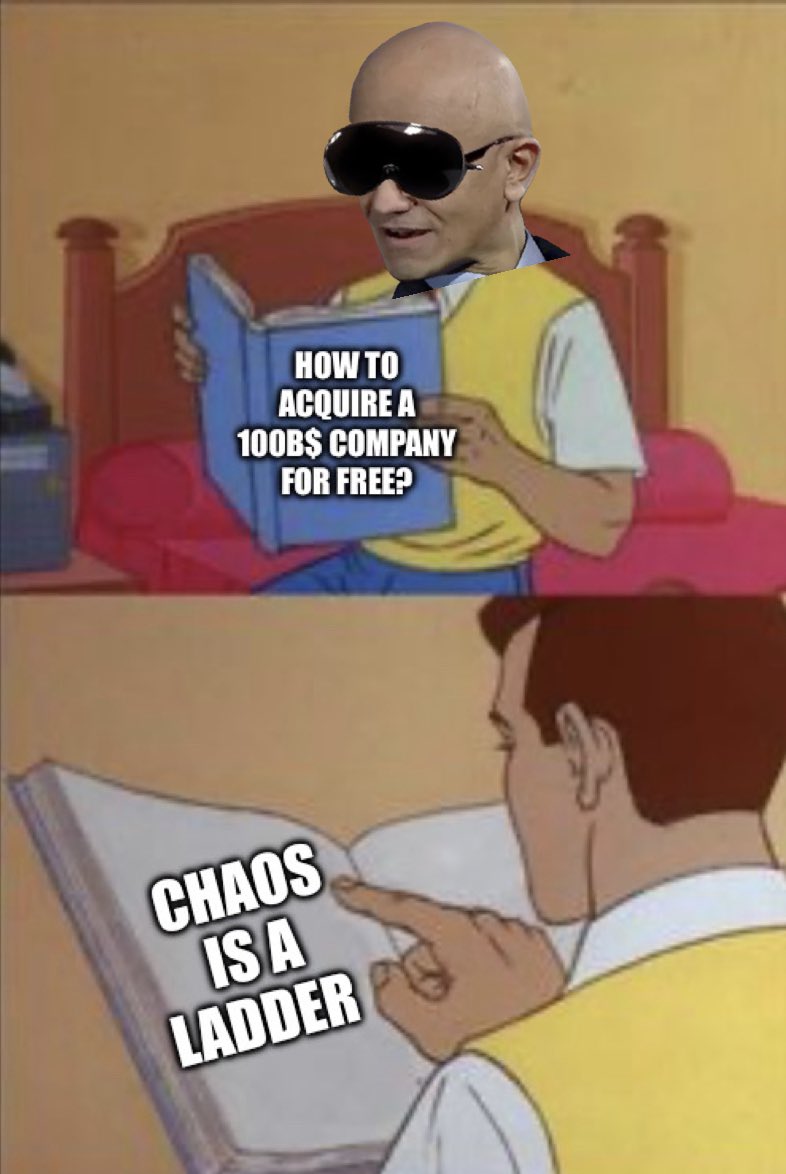 <a href="/elonmusk/">Elon Musk</a> <a href="/satyanadella/">Satya Nadella</a> <a href="/sama/">Sam Altman</a> Satya came out on top 🤣🤣🤣