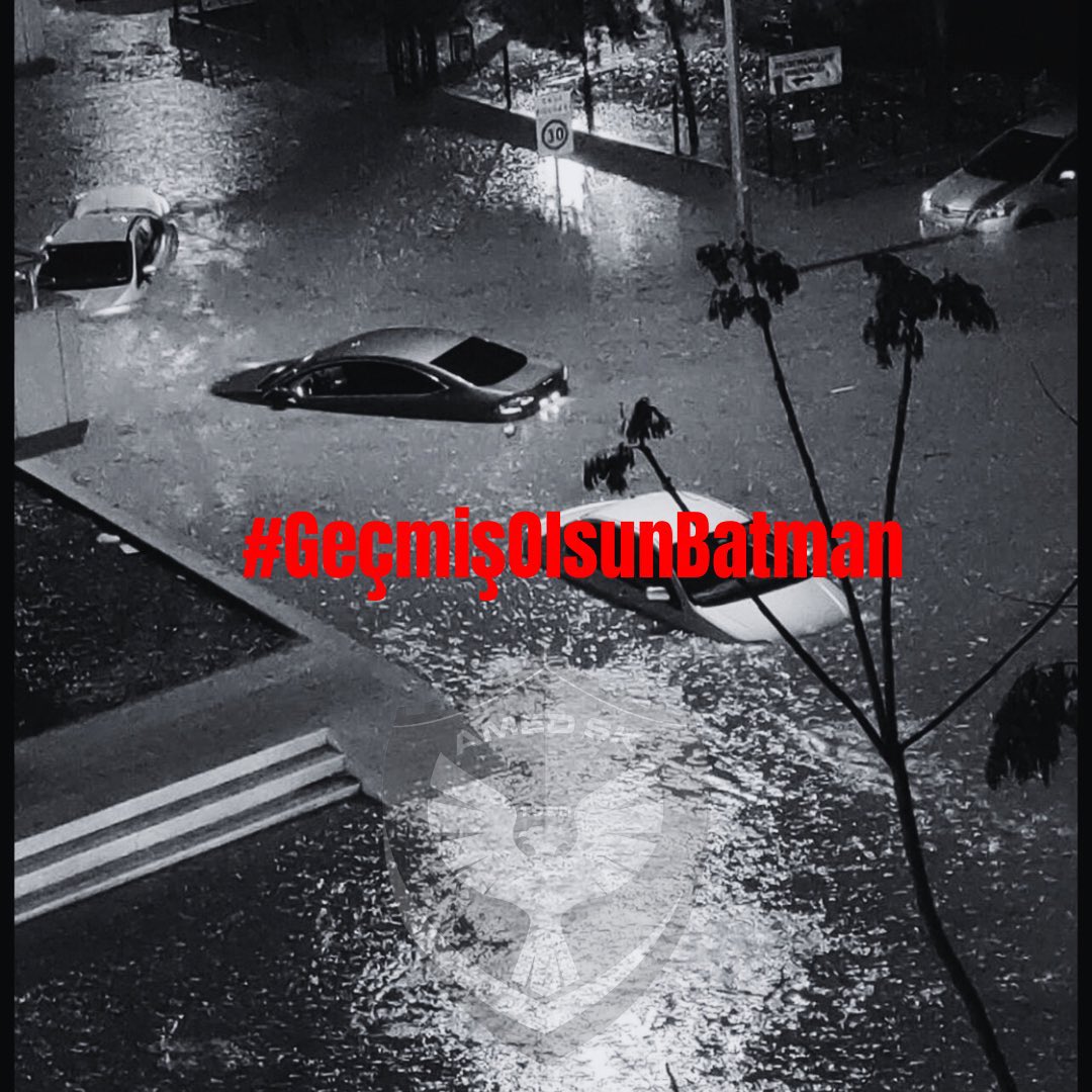 Batman’da meydana gelen sel felaketinde hayatını kaybeden halkımıza baş sağlığı, yaralılarımıza acil şifalar diliyoruz. #GeçmişOlsunBatman