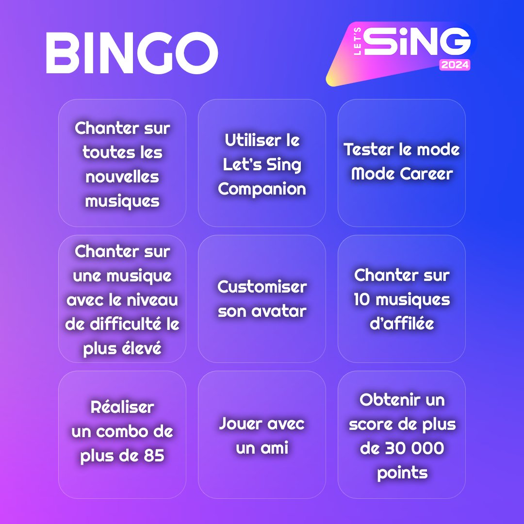 Let's Sing tweet media