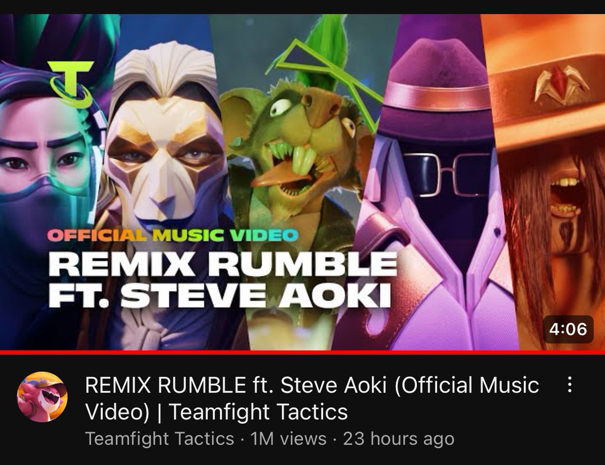 Mortdog's tweet photo. 1 million views in less than 24 hours! Well earned, the team did amazing with this one, and the music is so good. I think I’m at least 10 of the views already. https://t.co/IrQyLxL9fU