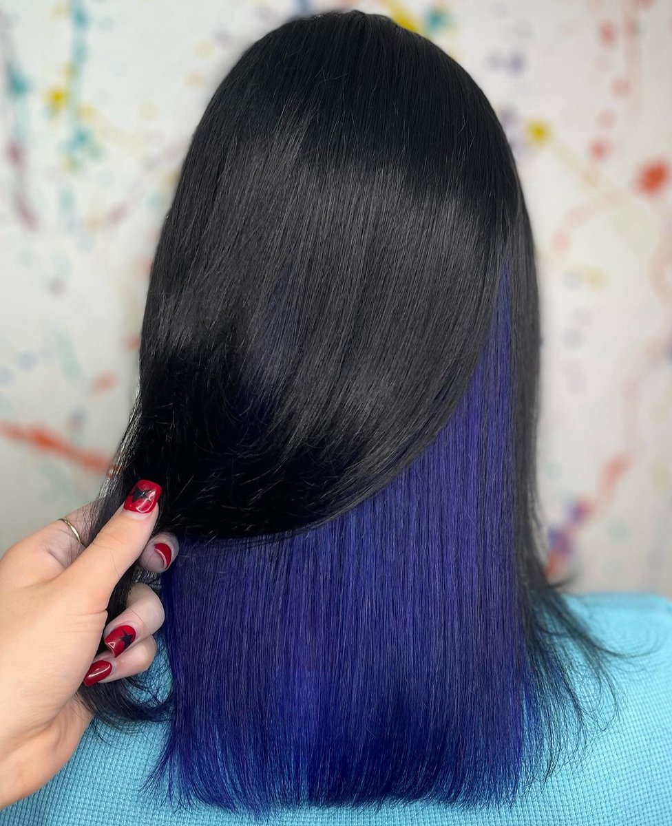 We're in love with this peek-a-boo blue!💙

Would you rock this hairstyle?👇

📸 <a href="/abbie/">abbi</a>.bhd

#BePartOfTheKleek #Hairstylists #Hairsalons #UKApprentices #KleekApprenticeships