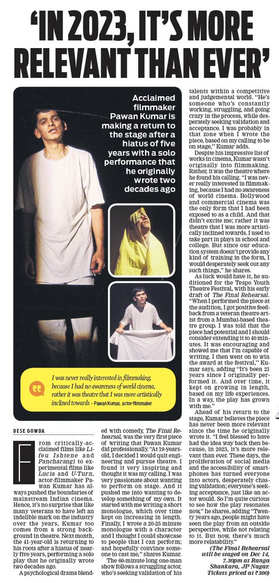 Pawan Kumar (@pawanfilms) on Twitter photo 