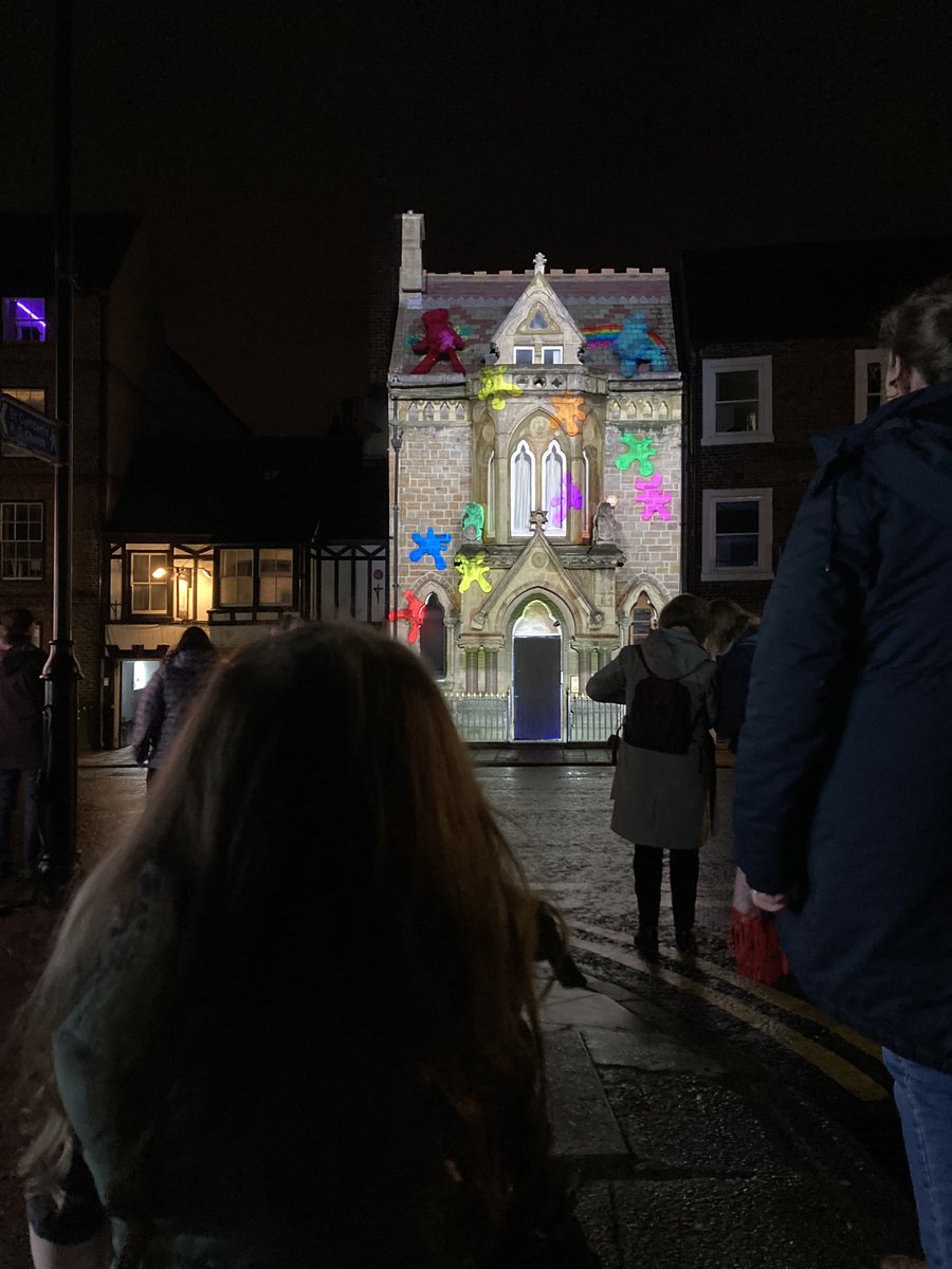 And yet another Lumiere that brings an array of brilliant art installations together with such a special community atmosphere. A great couple of nights out exploring - the bears throwing plasticine at each other was the wee one's fav @lumieredurham <a href="/DurhamCouncil/">Durham County Council</a> <a href="/ace_national/">Arts Council England</a>