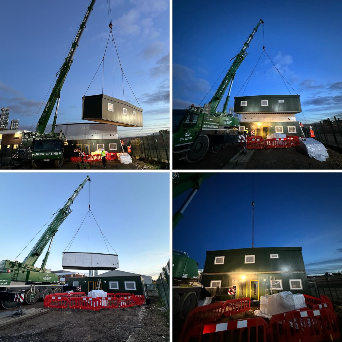 IntegraBuild's tweet image. It was install day last week for our site team working in West London. 😃

This is a four-bay, two-storey office building we're delivering for our client, @RBKC.

Install is now completed, as we enter the final stages of this project. Excellent work team! 👏

#makeitmodular