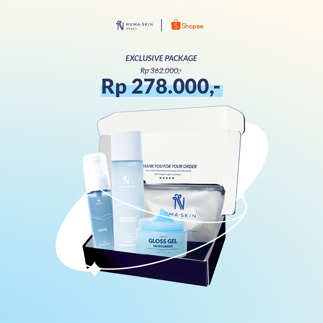 thenumaskin's tweet photo. ✨ Super Mega Birthday Sale ✨

Antusias Numate gamain main ternyata 

Karena bulan spesial perayaan The Numa Skin Minski perpanjang nih sale buat numate 🥳. Ada potongan harga hingga 30% 

#KeepHydrateTwogether #SpecialBirthdaySale 
#Numaskin 
#Numaskincare https://t.co/ZTJdMxQlli
