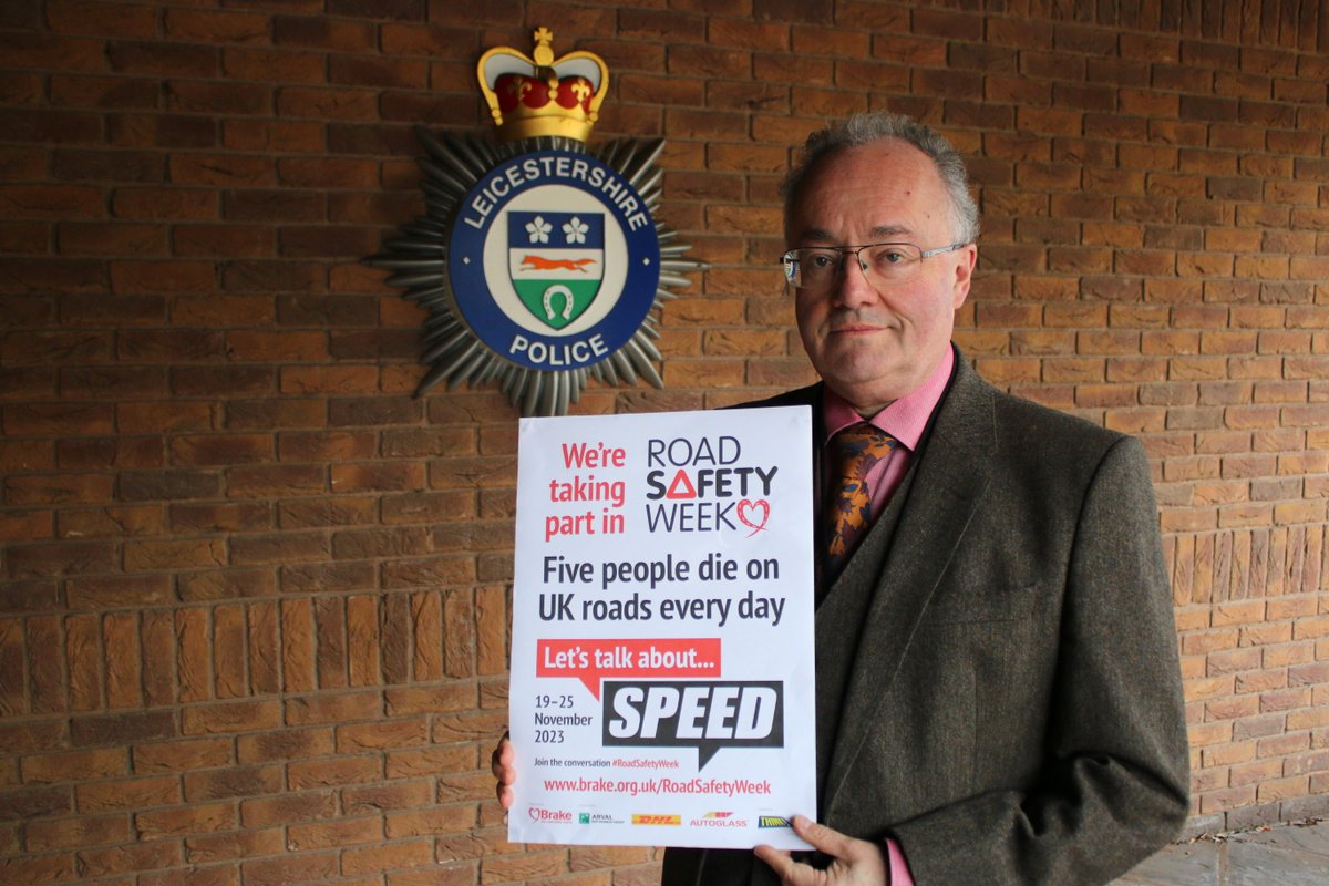 Proud to support the @Brakecharity #RoadSafetyWeek as speed continues to be a major factor in road traffic collisions and injuries across #Leicester #Leicestershire & #Rutland Follow us for updates throughout the week.