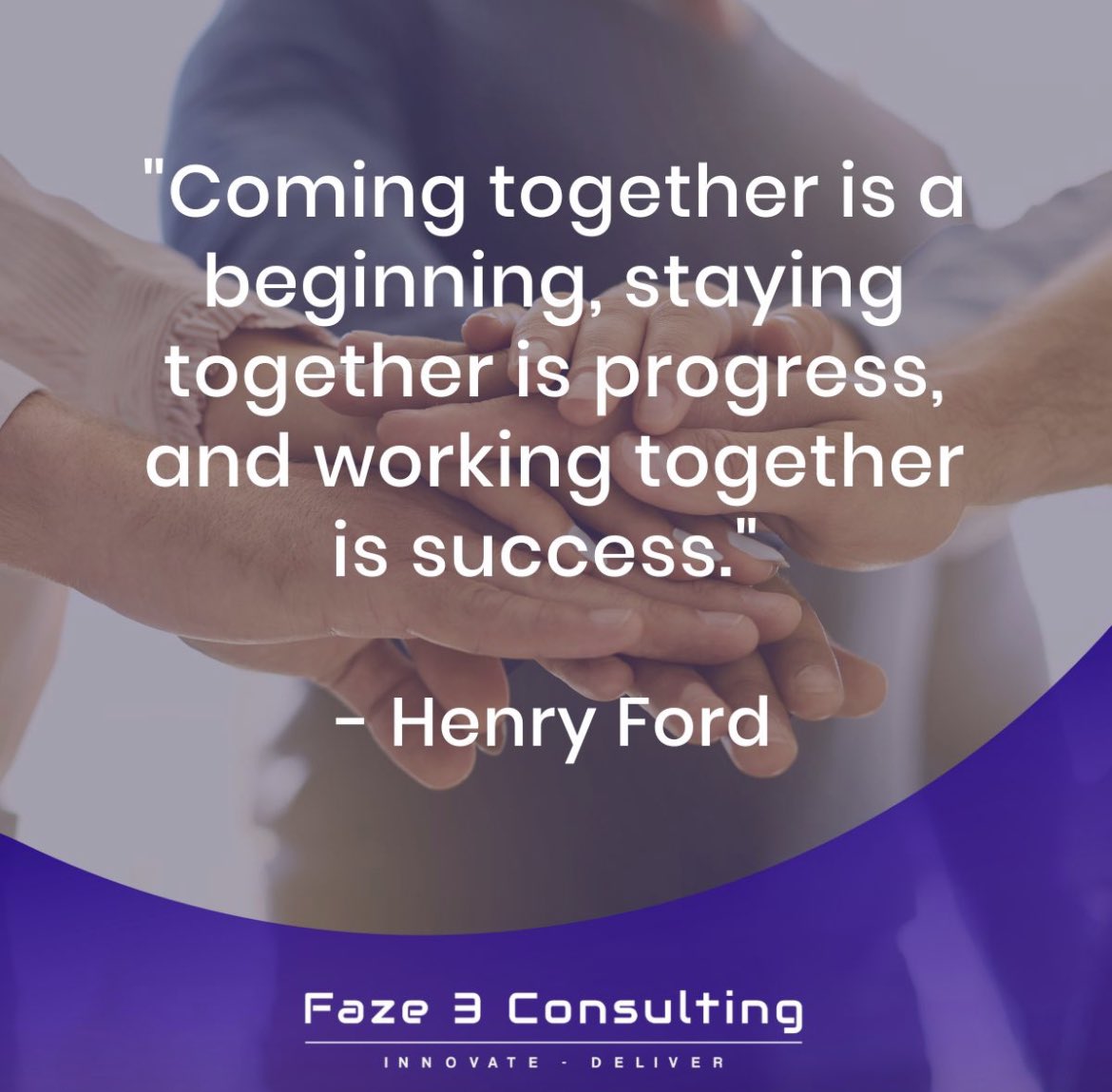 faze3consulting's tweet photo. As we navigate the professional landscape, let's continue fostering a collaborative spirit that propels us toward even greater accomplishments🏆

#Teamwork #Collaboration #Success #MotivationMonday #Faze3Consulting #ProjectManagement #PMO #Dubai #UAE #mondaydotcom https://t.co/Ifvca5uCo6