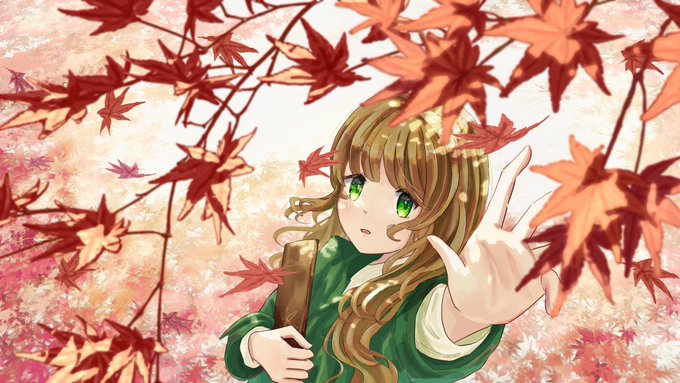 「何かを持っている 紅葉」のTwitter画像/イラスト(新着)｜2ページ目