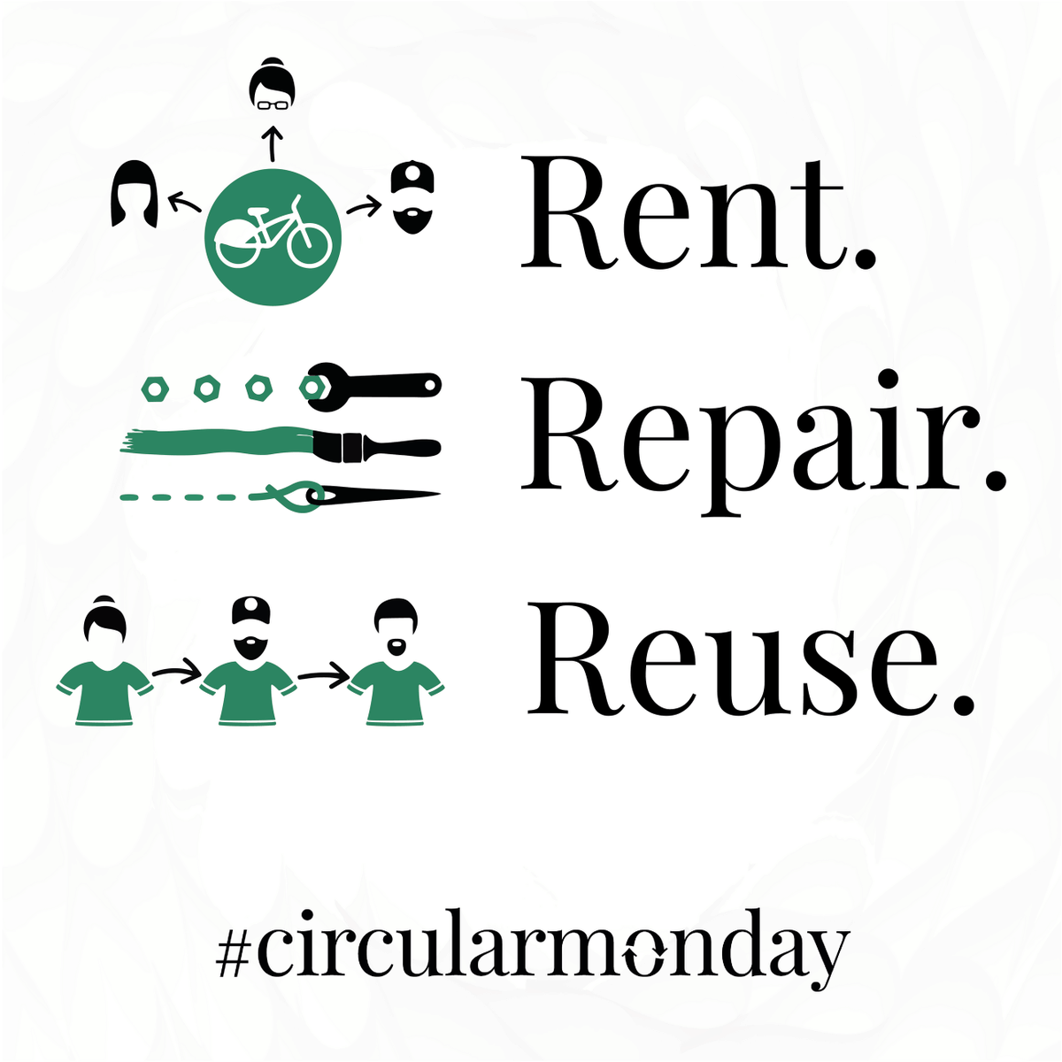 NIresourcesnet's tweet photo. 🌐 It's Circular Monday! This campaign falls just before #buynothingnew day and encourages us to think circular, not just linear. 📷 Let's celebrate a week filled with impactful initiatives like the #EuropeanWeekforWasteReduction #CircularMonday #BuyNothingNew #EWWR #NIRN https://t.co/Ybi3syvwgJ