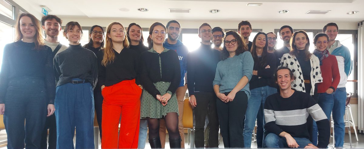 A big thank you to all the speakers and participants for the great discussions during last week's Junior Workshop at @ENSdeLyon! @MatCoutt @GeorgiaThebault @LesueurMathilde @ELeRossignol @EtienneGuigue @MarineCoinon @bomare_jeanne @EnguehardJoseph @mg_elisa @Sophie_Hatte