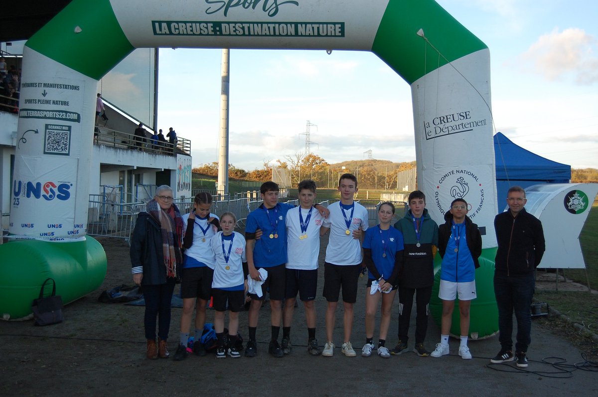 UNSS_23 (@unss_23) on Twitter photo Belle réussite pour ce championnat départementale UNSS.
Une météo clémente, un joli parcours, 793 inscrits , 750 partants 649 Finishers.
Un grand merci <a href="/Departement_23/">Département Creuse</a>
<a href="/Dsden23/">DSDEN de la Creuse</a> Belle réussite pour ce championnat départementale UNSS.
Une météo clémente, un joli parcours, 793 inscrits , 750 partants 649 Finishers.
Un grand merci <a href="/Departement_23/">Département Creuse</a>
<a href="/Dsden23/">DSDEN de la Creuse</a>