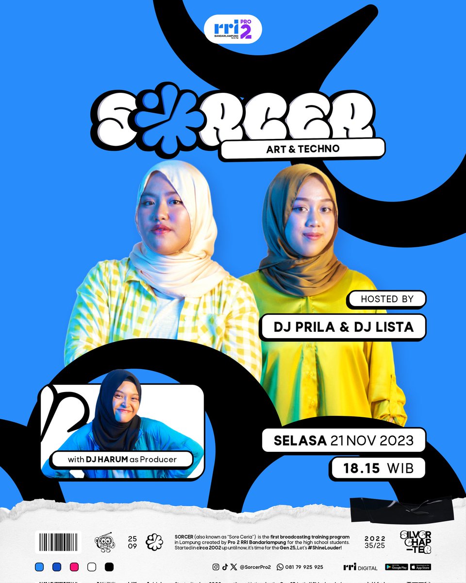 sorcerpro2's tweet photo. Inilah dia para DJ yang akan menemani kalian Minggu ini!!!🎧Edisi 20 - 24 November 2023. (1/2) https://t.co/OaOsV06EwJ
