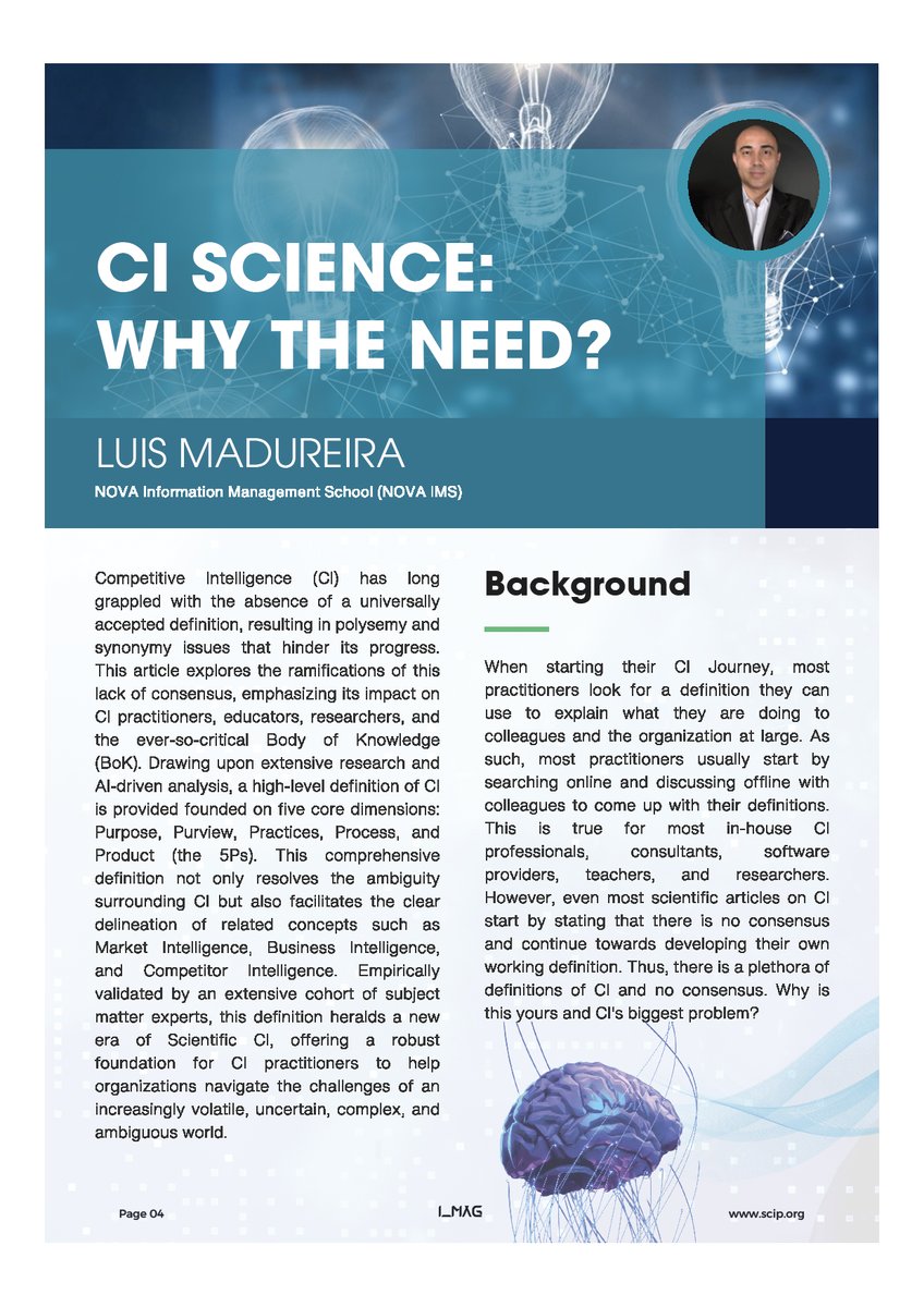 My latest research article on #CIScience is available on  <a href="/ResearchGate/">ResearchGate</a>: researchgate.net/publication/37……?
#ACME 
#CompetitiveIntelligence