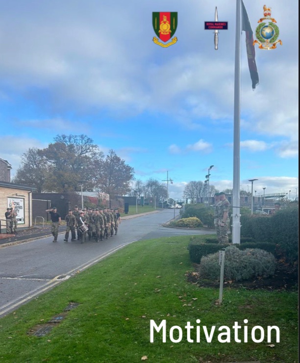 Congratulations 342tp on completing the 9 mile speed march. The ends in sight. #mondaymotivation #royalmarines #commando