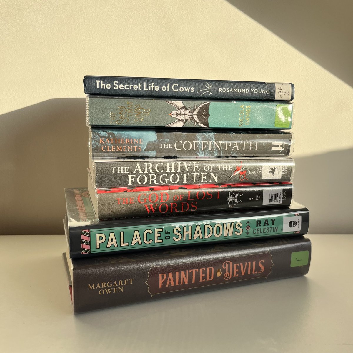 BarnsleyLibs's tweet photo. Have you got a pile of library books that are on your “to be read” list before the end of the year? Our Children’s Librarian, Becki, has these seven on her pile. 

Let us know what’s on yours! 👇 

#ToBeRead #LibraryLoans #BorrowedBooks #BarnsleyLibraries https://t.co/MeTlnJcYsP