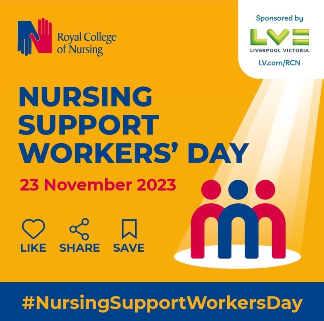 Let’s celebrate the outstanding work done each day by our amazing Support Workers. @RCN_NI @RCNNSW2021