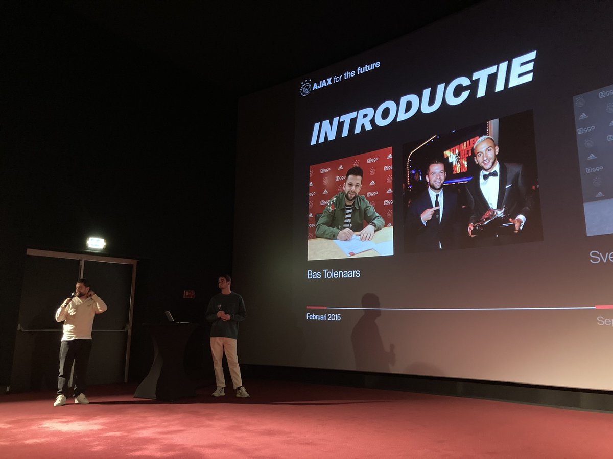 Kickoff periode 2 <a href="/SPECO/">SPECO</a> Sportcommunicatie. Thema: contentmanagement. Heel mooi dat <a href="/BasTolenaars/">Bas Tolenaars</a> en <a href="/SvenKoeneman/">Sven Koeneman</a> namens <a href="/AFCAjax/">AFC Ajax</a> aanwezig zijn om onze studenten te inspireren.