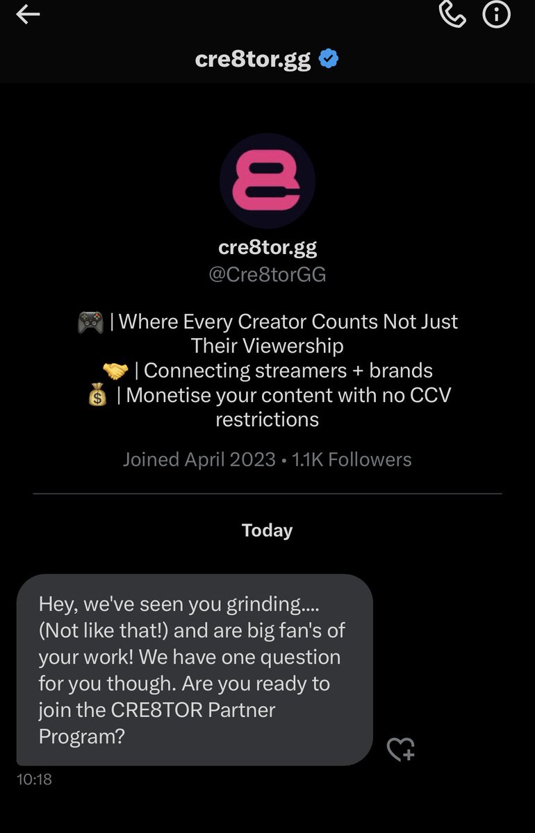 Cre8torGG's tweet photo. Who wants this DM? we will be choosing some followers who Like + Retweet! https://t.co/FA14xnu1UZ