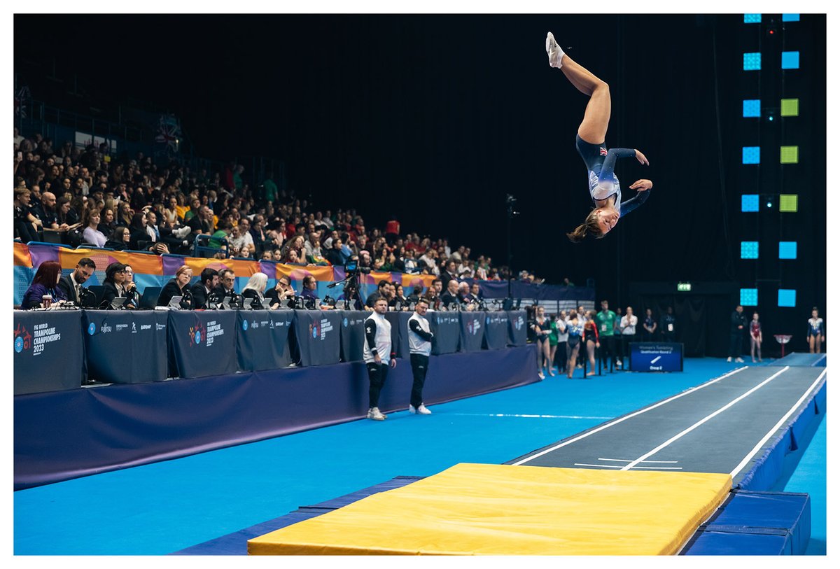 sammellishphoto's tweet image. Nice to catch the final day of the FIG Trampoline Gymnastics Junior World Championships at the @UtilitaArenaBHM yesterday. 

@BritGymnastics @wtgc2023 #WTGC2023 #Gymnastics #canonphotography