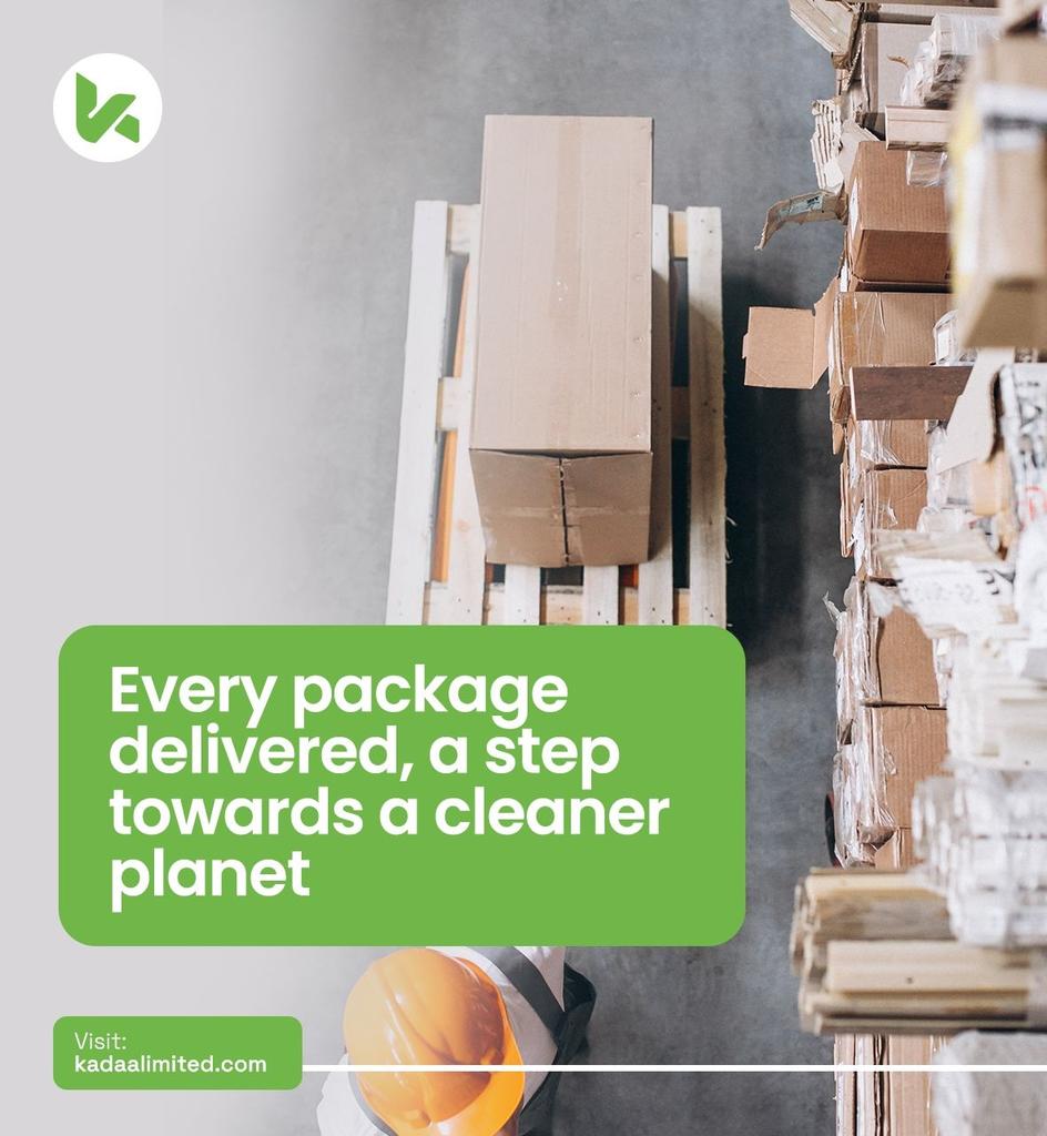 From doorstep to destination, we're not just delivering packages, we're delivering a promise-a cleaner planet, one shipment at a time. 

Make this week count and visit 👇 kadaalimited.com
 
#Kadaalimited #MondayMotivation #SustainableShipping
