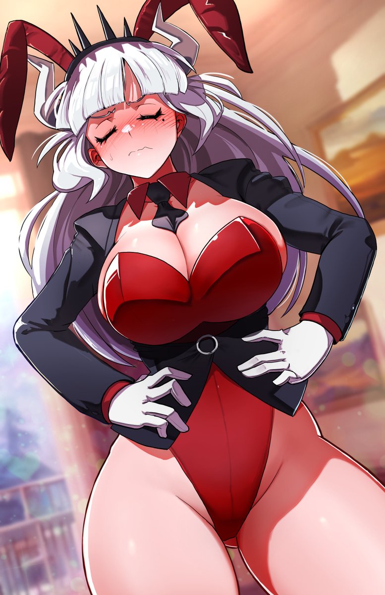 ルシファー(Helltaker) 「#いい太ももの日」|八房のイラスト