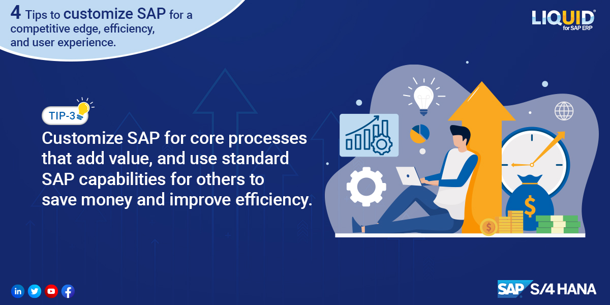 GuiXT's tweet image. In order to enhance value and optimize efficiency, it is recommended to customize #sap for critical core processes. By tailoring SAP to specific business needs, organizations can reap the benefits of enhanced functionality and alignment with their unique requirements. 
 #sappm