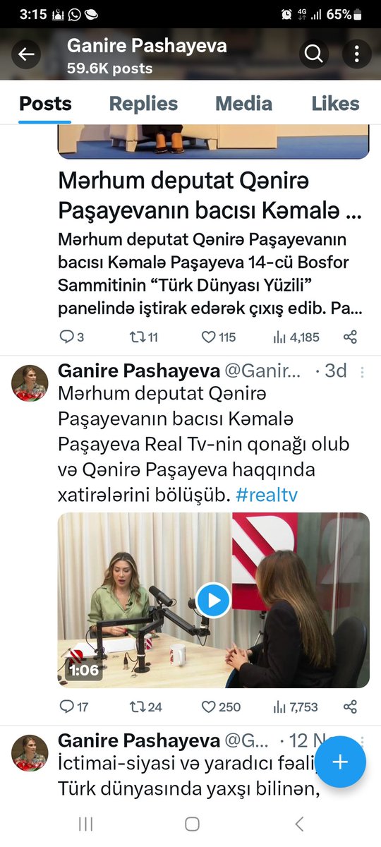 JanMJamali's tweet photo. @GanirePashayeva I had met Dr @GanirePashayeva when she came to Pakistan and I'd like to stay in touch. Kindly contact me. If it's convenient for you. https://t.co/J78R5YeuF7