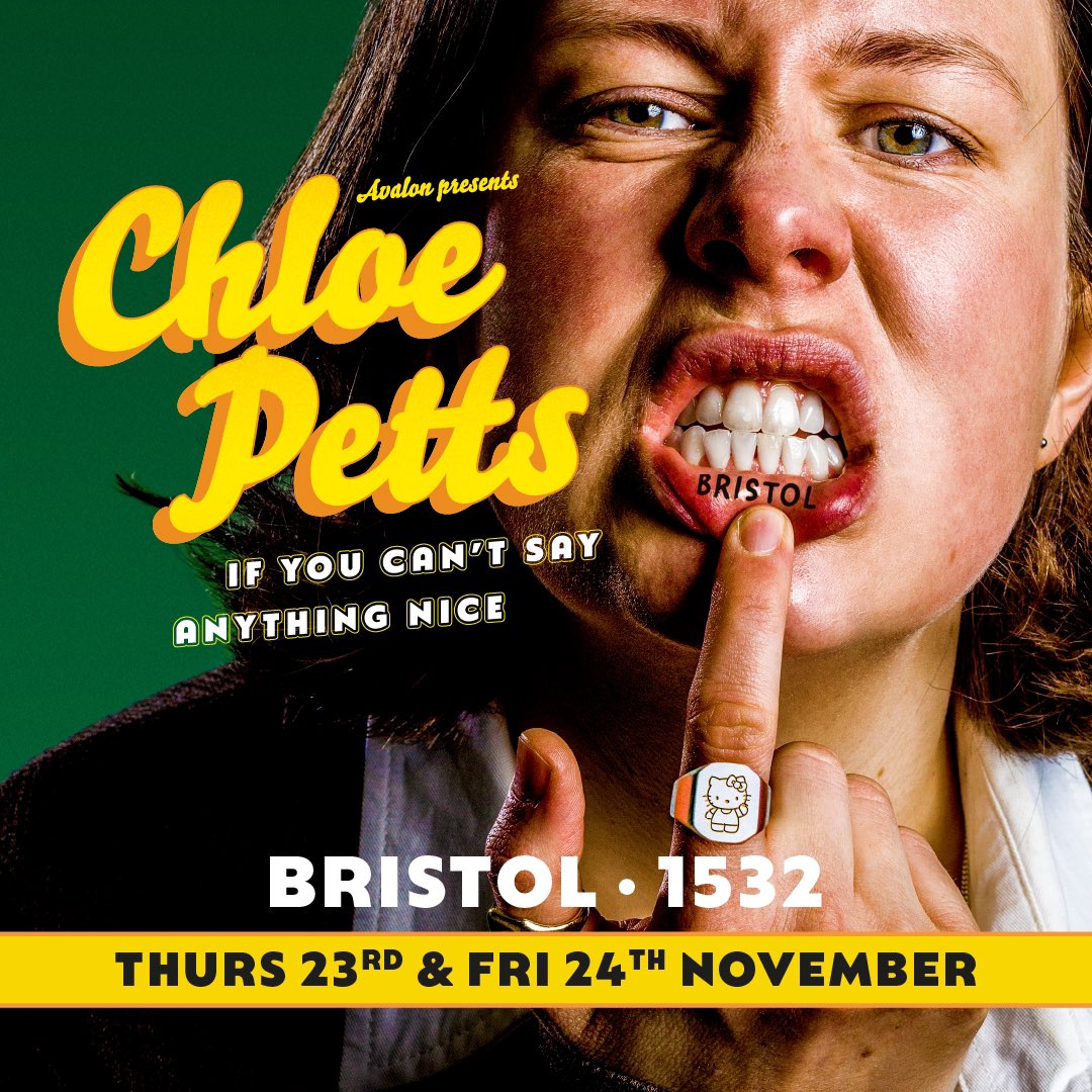 I have two more tour dates this side of Christmas and they’re both in Bristol! This Thursday and Friday, I wanna see you there!! If you’re not in Bristol, there’s plenty of other dates next year (maybe you could give the gift of Petts this Christmas): chloepetts.org