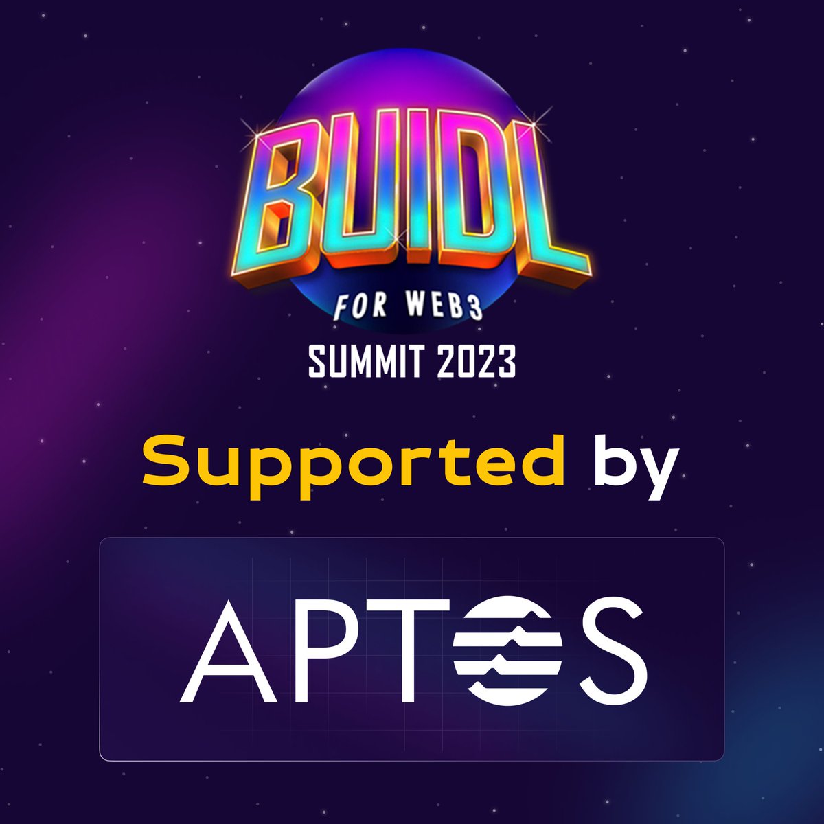 Katsumi3x's tweet photo. The #BuidlforWeb3 summit has a major update!

We've teamed up with @Aptos_Network for our already-anticipated #BuidlForWeb3 summit, in collaboration with @BuidlersTribe

Join us in exploring how Aptos is redefining blockchain with their advanced, user-centric solutions. https://t.co/2vEpgVSWUA