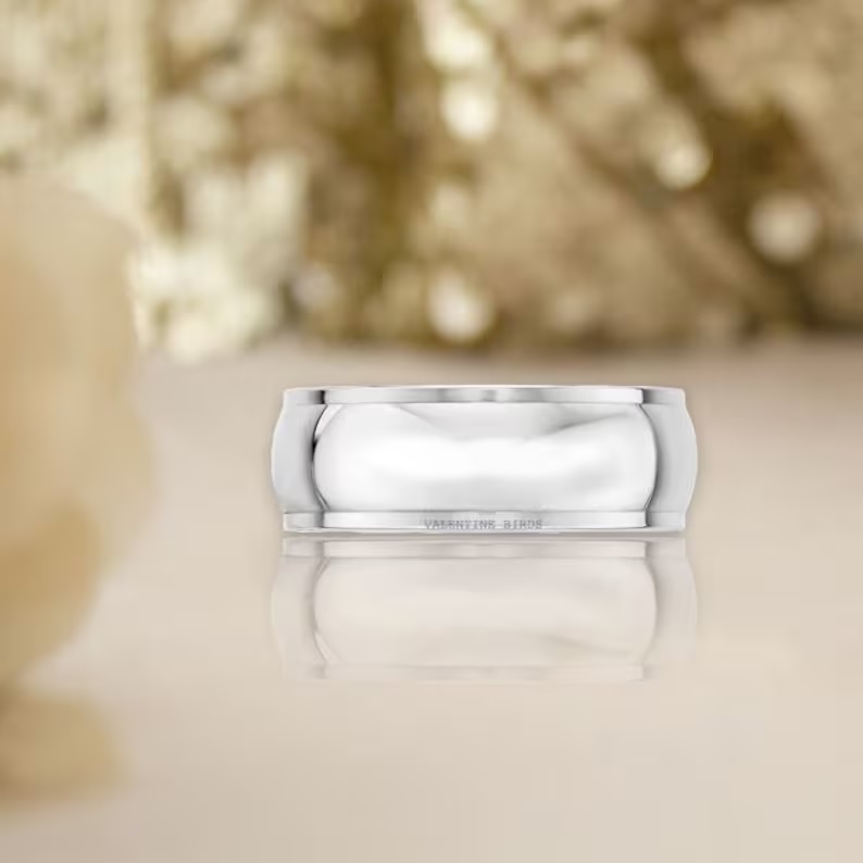 valentinebirds_'s tweet image. 6mm White Gold Solid Half Round Stepped Edge Dainty Jewelry | Engagement Band For Couples |Matching Band For Her | Gift For Fiance

RS:$313.60

BUY LINK:etsy.com/listing/159327…

#MatchingBand #Jewellery #Diamondjewelry #SummerJewelry #HoneymoonGift #SterlingBand @valentinebirds_