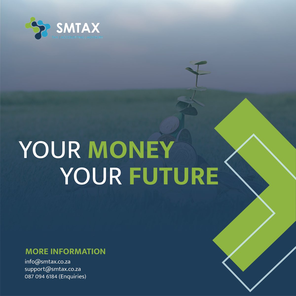 Empowering dreams, one business at a time.

smtax.co.za

Need assistance? Email us at support@smtax.co.za or call 087 094 6184 for enquiries.

#xero #accountingsolution #smallbusiness #smallbusinessfinance #accounting #smallbusinessowner #businessopportunities