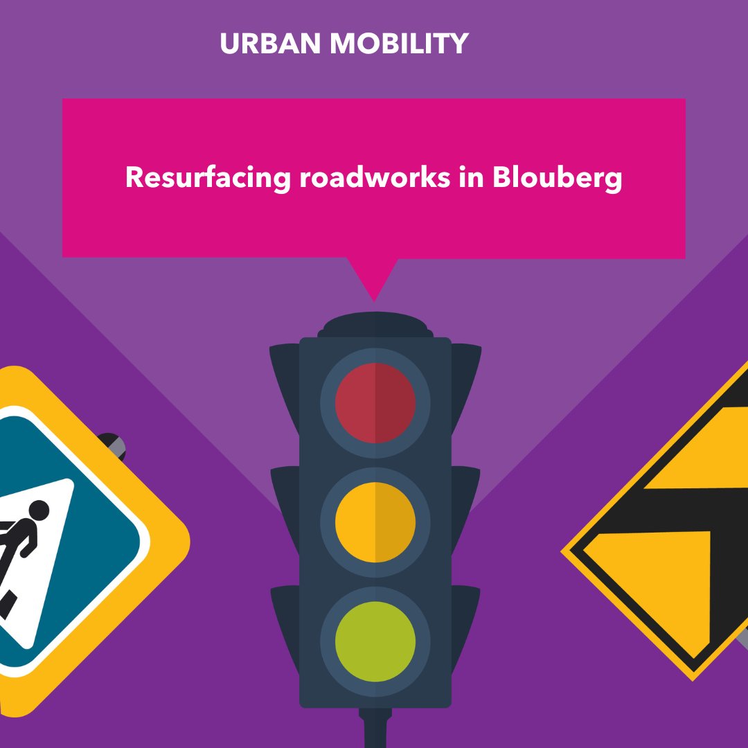 The City’s #UrbanMobility Directorate hereby advises residents, road users, businesses and the broader public of the resurfacing roadworks in the Blouberg area. See: bit.ly/3R4AmuQ #CTNews