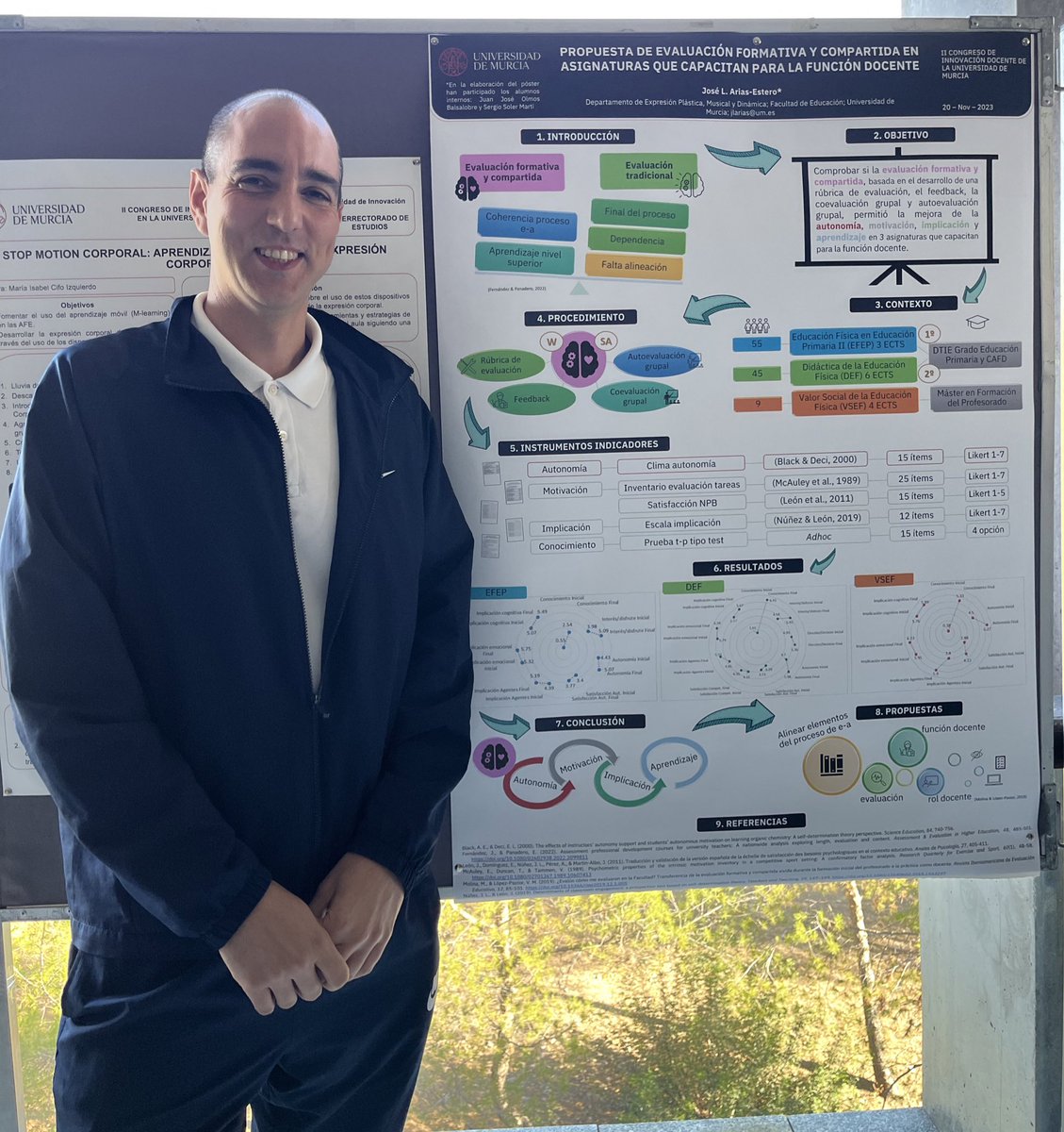 Jlariase's tweet photo. Disfrutando del II Congreso #InnovaciónDocente de la @UMU en la @EducacionUm y compartiendo experiencias #BTeamEsp @edufide_um https://t.co/pjR3NGqeNS