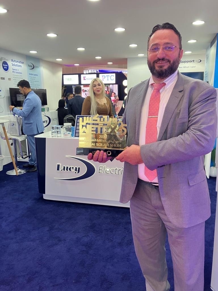 Lucyelectric's tweet image. At #Wetex2023 we were pleased to discuss with our partners DEWA the latest developments Lucy Electric has to offer to enable them to manage the decarbonised distribution network of the future. 

#Drivingtechnologyforward #COP28 #Futurenetworks