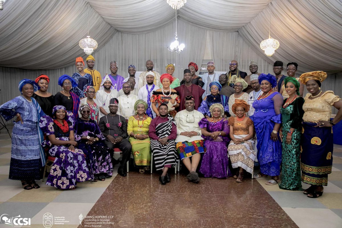 BANigeria's tweet photo. Our cultures are integral to how we act. It is important to us and the way we interact with the world.
At the 2023 Leadership and Strategic Communication Workshop hosted by the @CCSImpact, our 27 delegates from our team and government partners are learning the...
#LSCW https://t.co/ohokjq1Isi