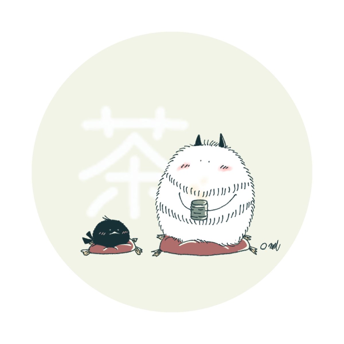 rincjack's tweet photo. 暖かい飲み物が染み渡る～🍵
#illustration #イラスト #ももも https://t.co/BzjaU6hdA1